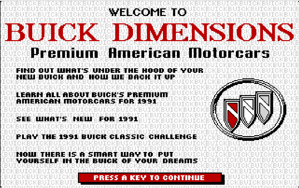 Cover image for Buick Dimensions