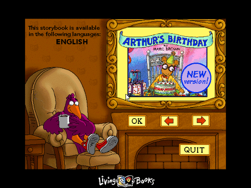 Cover image for Living Books Sampler Full Game