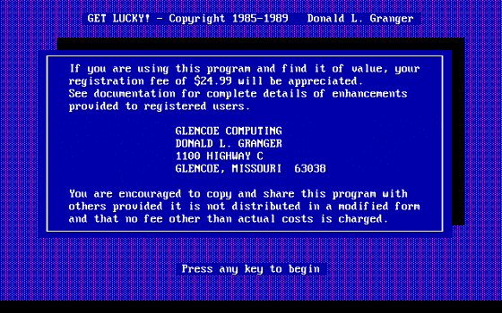 Cover image for Get Lucky! v2.25D Available Online