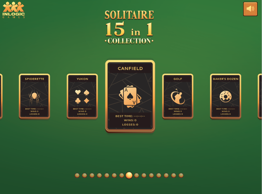 Cover image for SOLITAIRE 15IN1 COLLECTION
