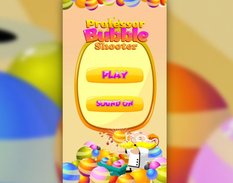 Cover image for PROFESSOR BUBBLE SHOOTER