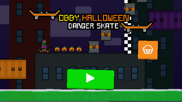 Cover image for Obby Halloween Danger Skate