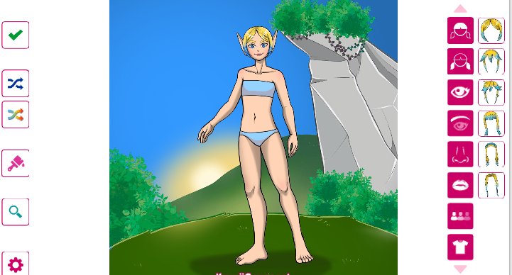 Cover image for Kawaii Elf Dress Up Game