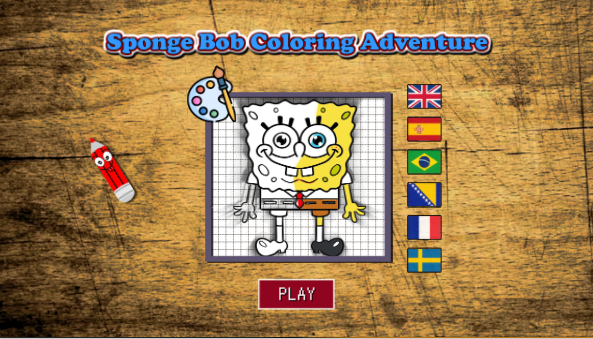 Cover image for SpongeBob Coloring Adventure