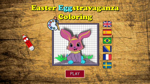 Cover image for Easter Eggstravaganza Coloring
