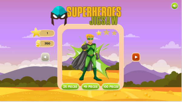 Cover image for Superheroes Jigsaw