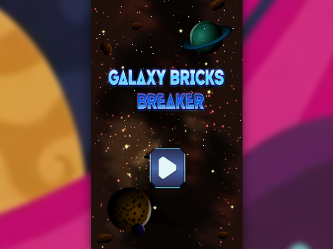 Cover image for Galaxy Bricks Breaker
