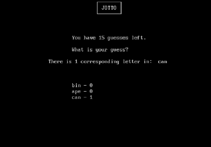 Cover image for Jotto