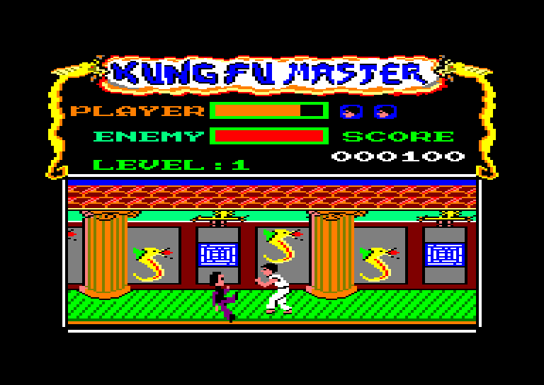 Cover image for Kung Fu Master (1986)(US Gold)