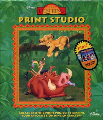 Cover image for The Lion King: Print Studio