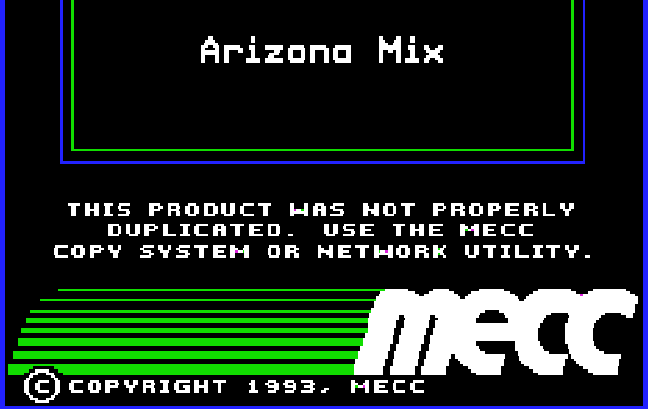 Cover image for Arizona Mix (need a better dump of game)