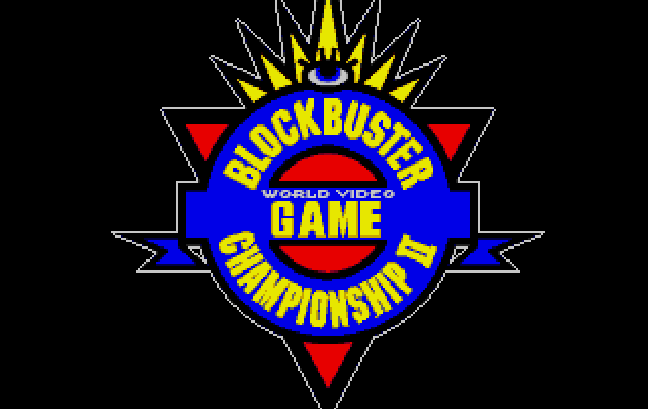 Blockbuster 2. 1993-1994 Blockbuster Video game Champion. Blockbuster Video game. Championship 2.