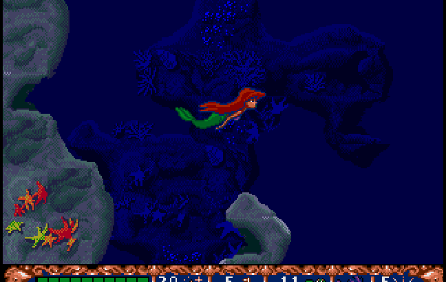 ariel the little mermaid game gear