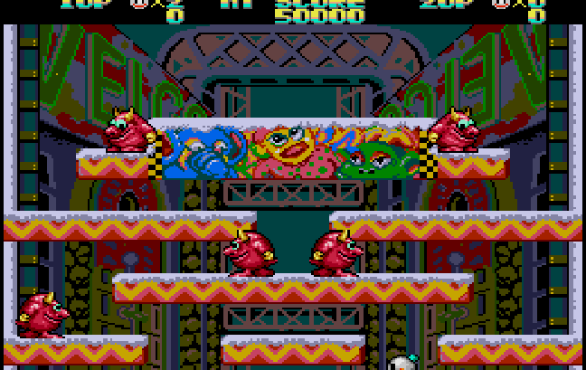 snow bros sega game