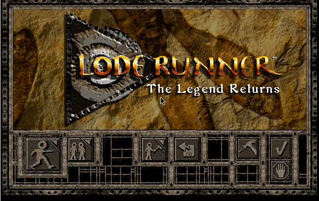 can you go down ladders in lode runner legend returns