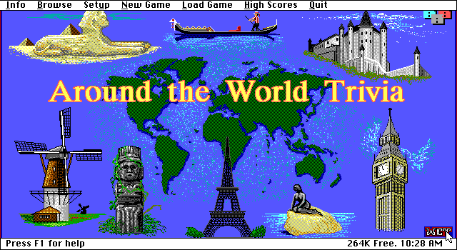 Cover image for Around the World Trivia