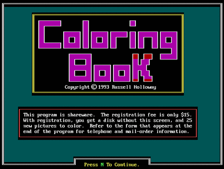 Cover image for Coloring Book