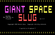 Cover image for Giant Space Slug