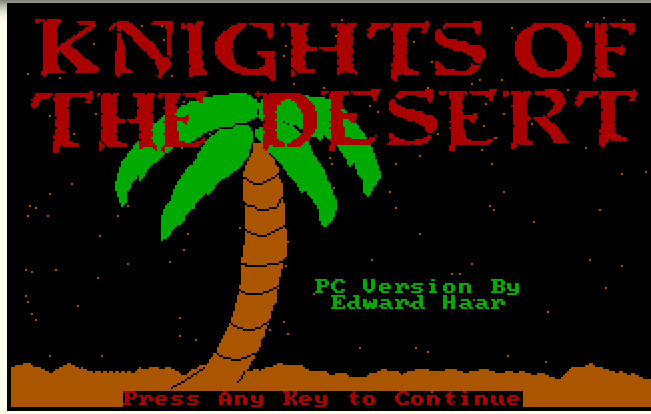 Cover image for Knights of the Desert - The North African Campaign of 1941-43