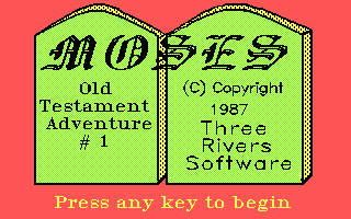 Cover image for Moses - Old Testament Adventure 1