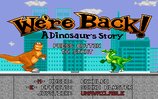 we re back a dinosaur's story snes