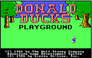 Cover image for Donald Ducks Playground (Sierra)