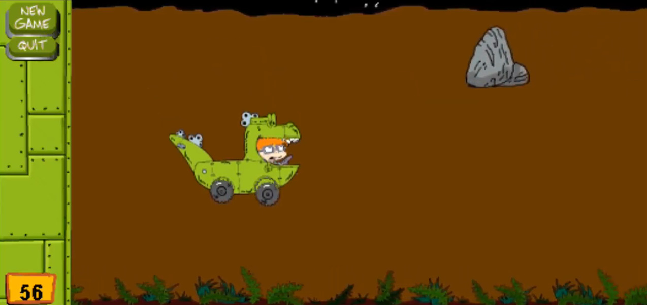 Cover image for Rugrats Roaring Reptar Wagon Race