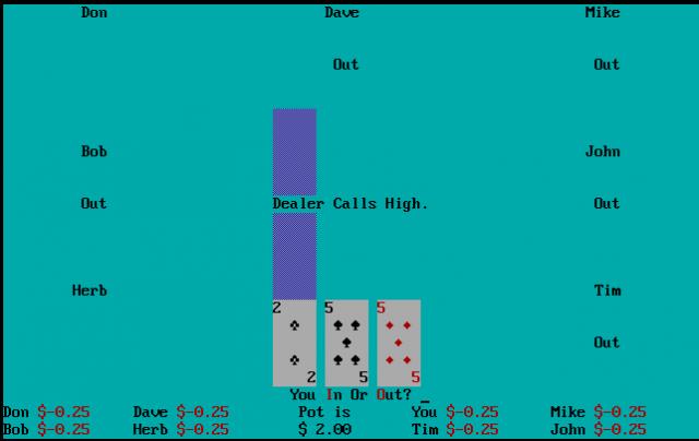 Low Poker Card