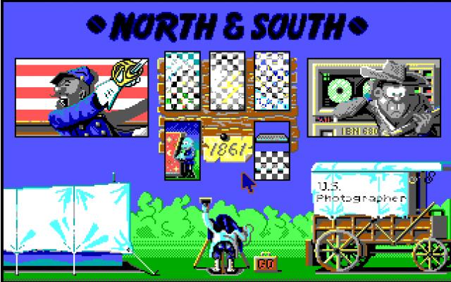 north and south computer game