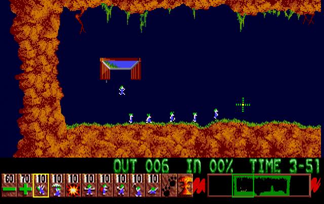 lemmings amiga demo platform classicreload commodore 35th birthday cheats