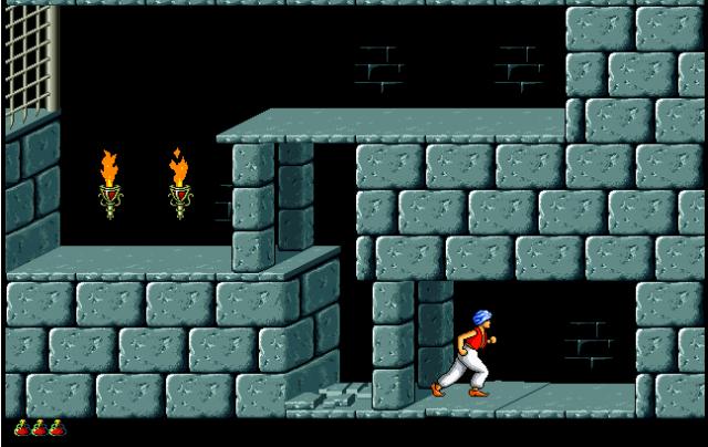 prince of persia old macintosh game black and white