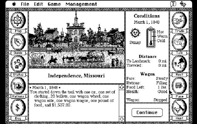 old oregon trail game for mac