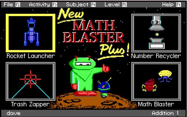 MATH BLASTER PLUS! | ClassicReload.com