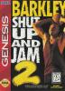 Barkley: Shut Up and Jam 2 - Cover Art Sega Genesis