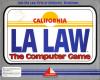 L.A. Law - The Computer Game DOS Cover Art