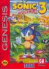 Sonic the Hedgehog 3 - Cover Art Sega Genesis