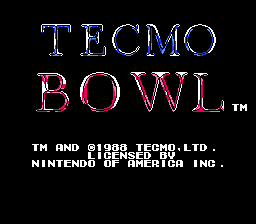 Tecmo Bowl (Prototype) | ClassicReload.com