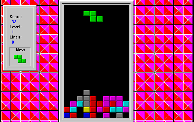 tetris full screen