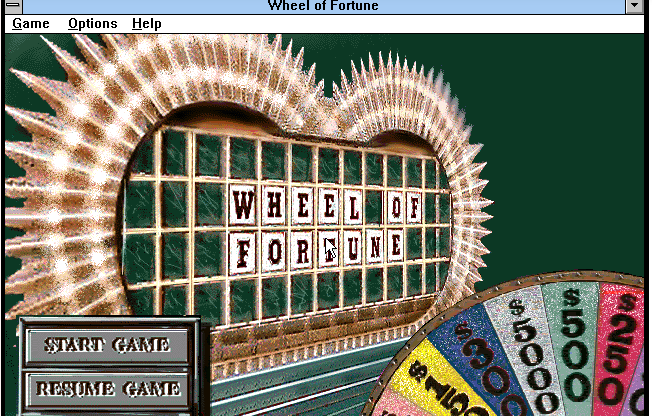 Wheel Of Fortune - Windows Edition | ClassicReload.com