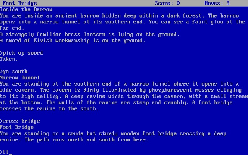 Zork II: The Wizard of Frobozz | ClassicReload.com